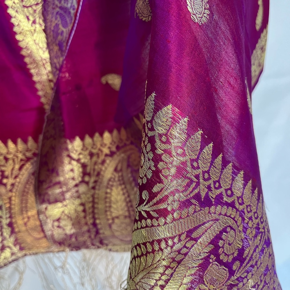 Classic Indian silk shawl